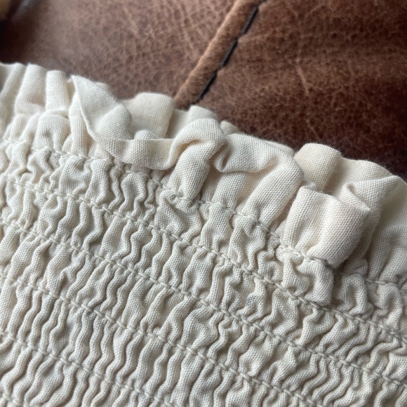 MOLO Rolfia Smocked Top Size 134 -140 9/10 Summer Sand - Picture 9 of 9